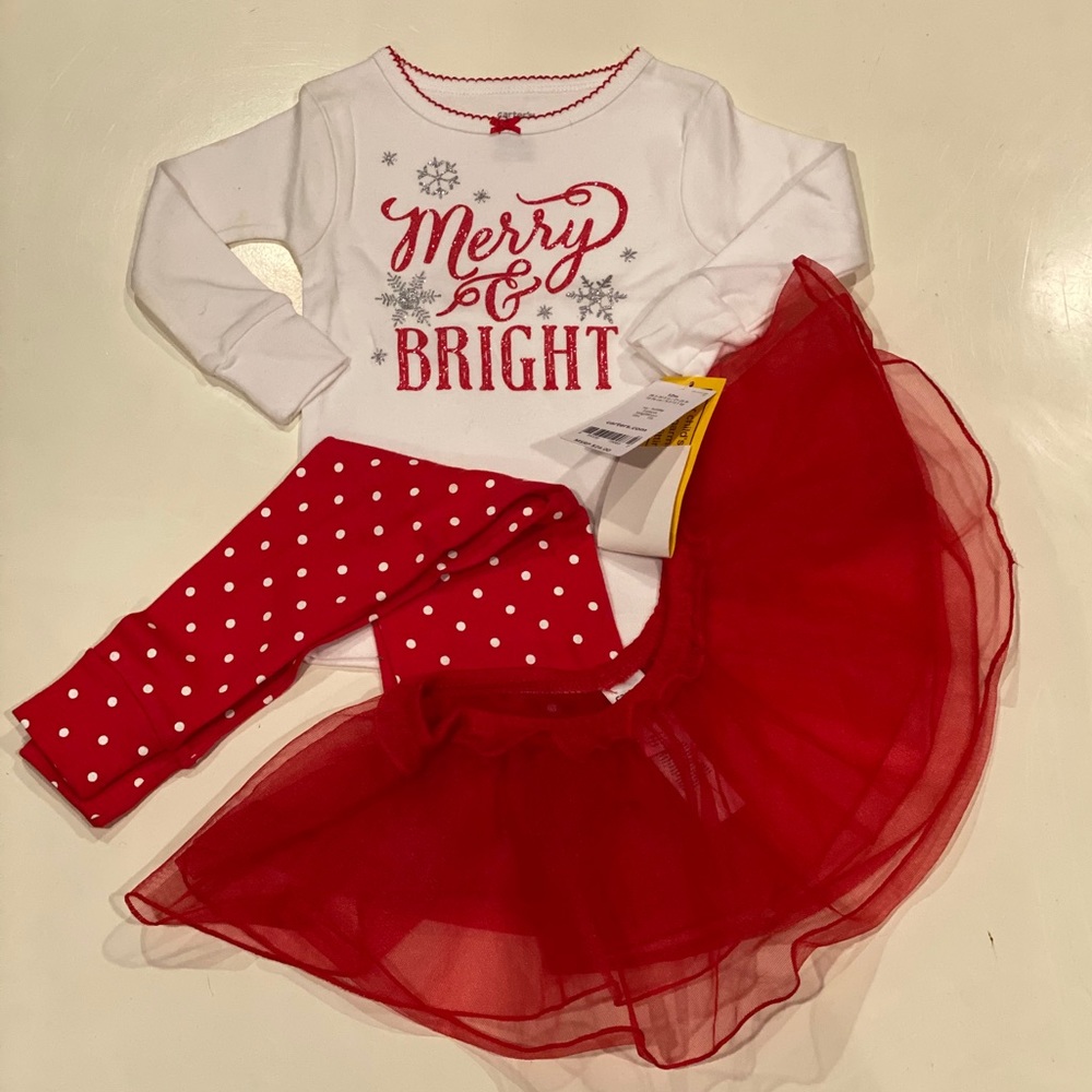NWT 12mo CARTER’S 3pc PAJAMA SET